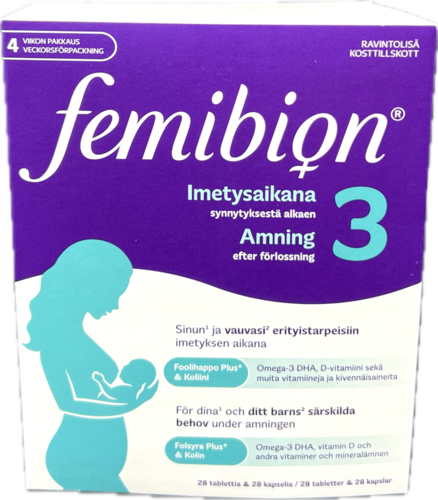 Femibion 3 28 tablettia + 28 kapselia
