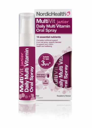 Nordic Health MultiVit Junior -suihke 25 ml