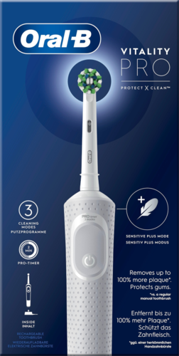 Oral-B Vitality Pro sähköhammasharja valkoinen CA HBOX 1 kpl