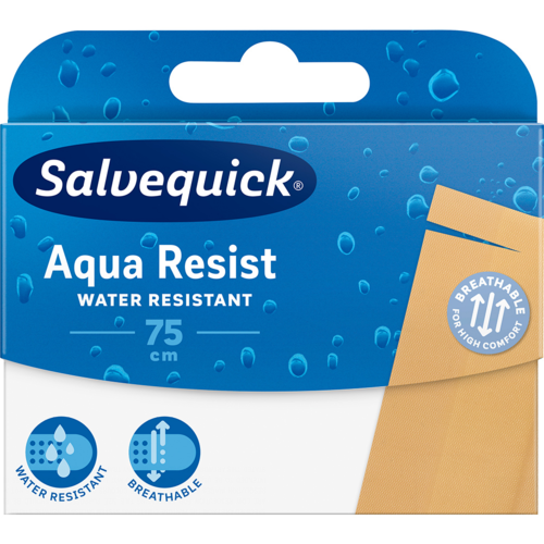 Salvequick Aqua Resist 75 cm leikattava muovilaastari 1 KPL