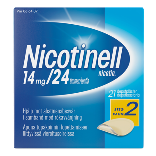 NICOTINELL depotlaastari 14 mg/24 h 21 kpl