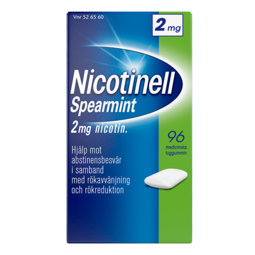 NICOTINELL SPEARMINT lääkepurukumi 2 mg 96 fol