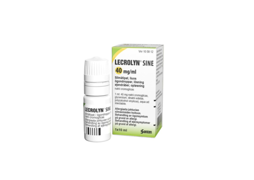 LECROLYN SINE silmätipat, liuos 40 mg/ml 10 ml