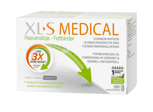 XL-S Medical Fat Binder 180 tablettia