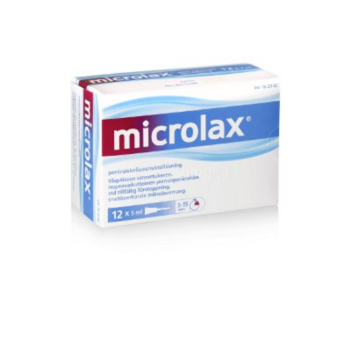 MICROLAX peräruiskeliuos 12 x 5 ml