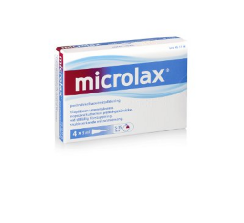 MICROLAX peräruiskeliuos 4 x 5 ml