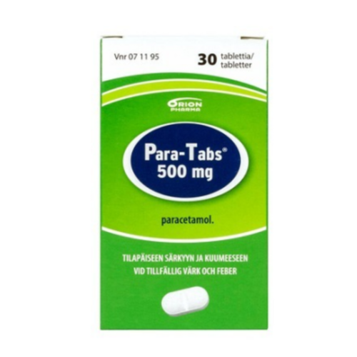 PARA-TABS tabletti 500 mg 30 fol