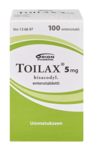 TOILAX enterotabletti 5 mg 100 kpl