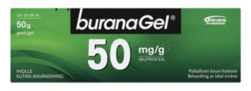 BURANAGEL geeli 50 mg/g 50 g