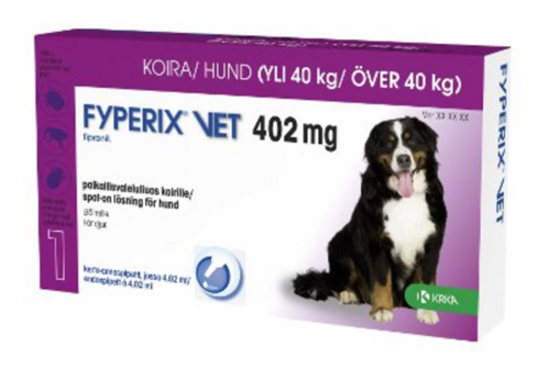 Fyperix vet paikallisvaleluliuos 402 mg 4.02 ml
