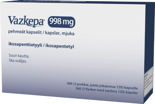 VAZKEPA 998 mg kapseli, pehmeä 1 x 360 kpl