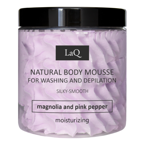 LaQ Pesu- ja epilointivaahto Natural Body Mousse Magnolia and Pink Pepper 100 g