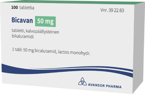 BICAVAN 50 mg tabletti, kalvopäällysteinen 1 x 100 fol
