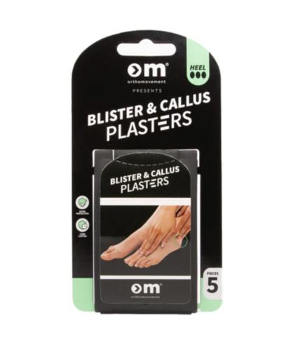 OM Callus & Blister Plaster Heel 5 Pack 5 kpl