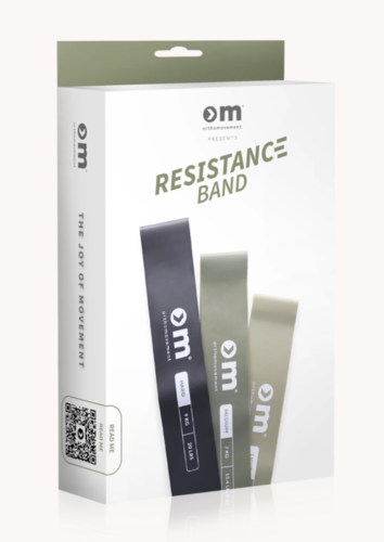 OM Resistance Band-3 pack-Green-One Size 3 kpl