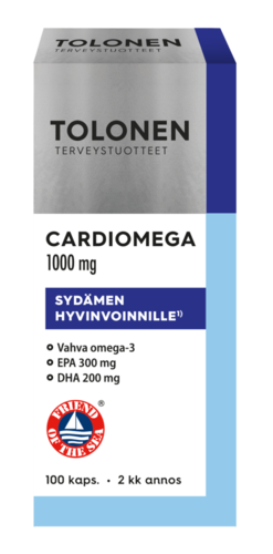 Tolonen Cardiomega 1000 mg 100 kaps