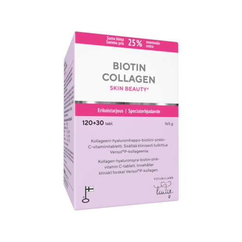 Biotin Collagen kampanjapakkaus 150 tablettiia